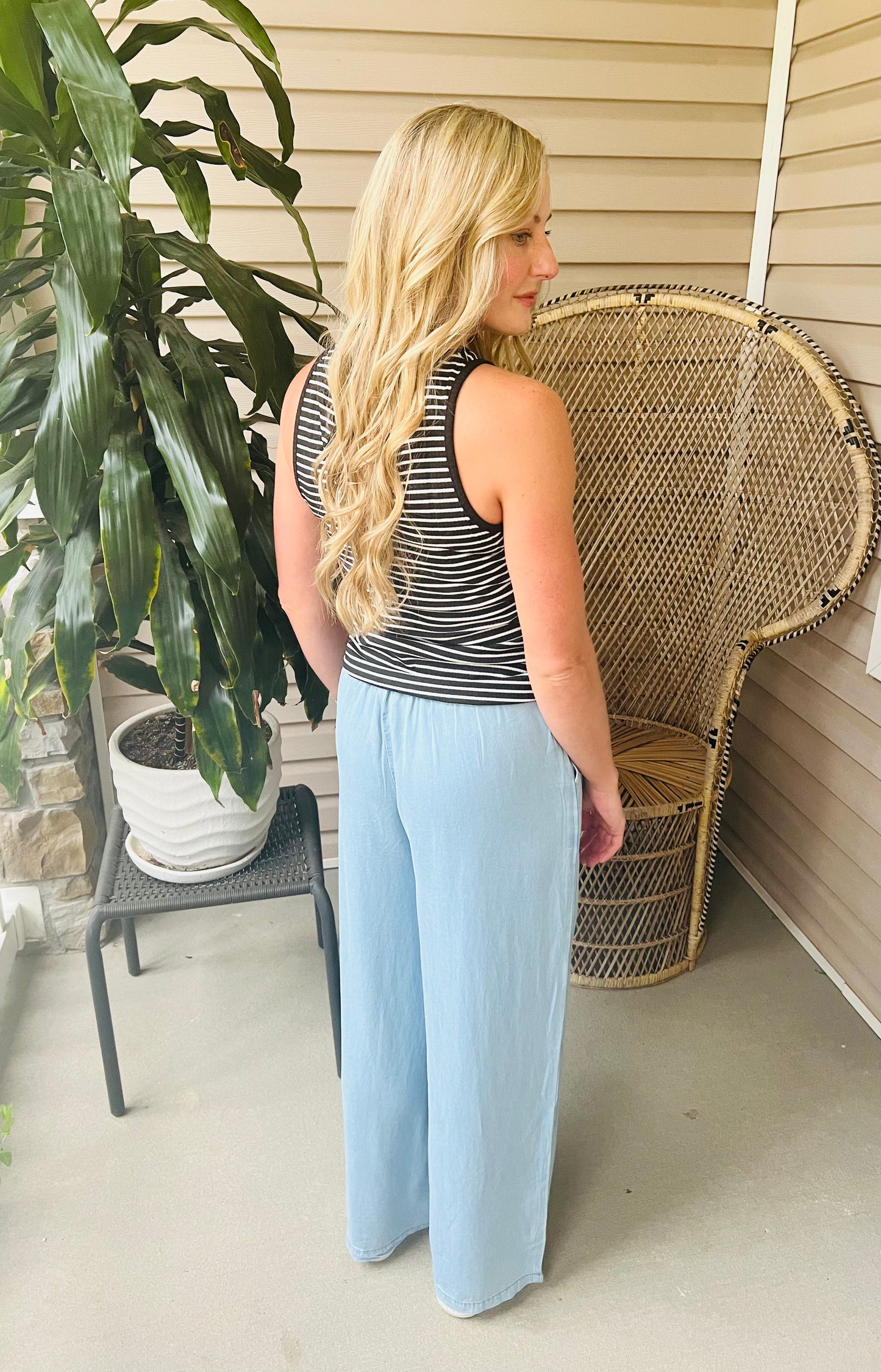 Chambray All Day Pant