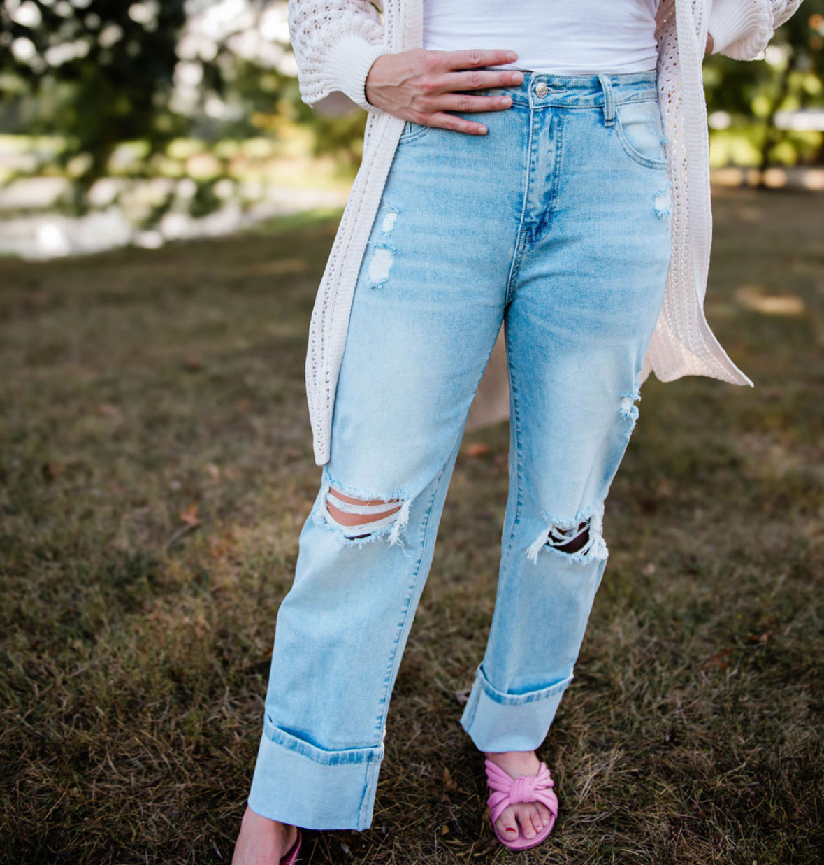 Cuffed Denim Dreams