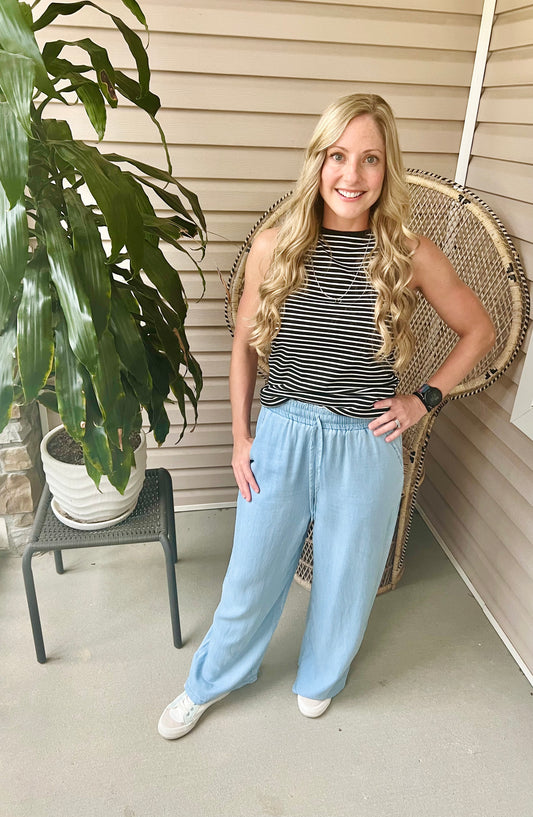 Chambray All Day Pant