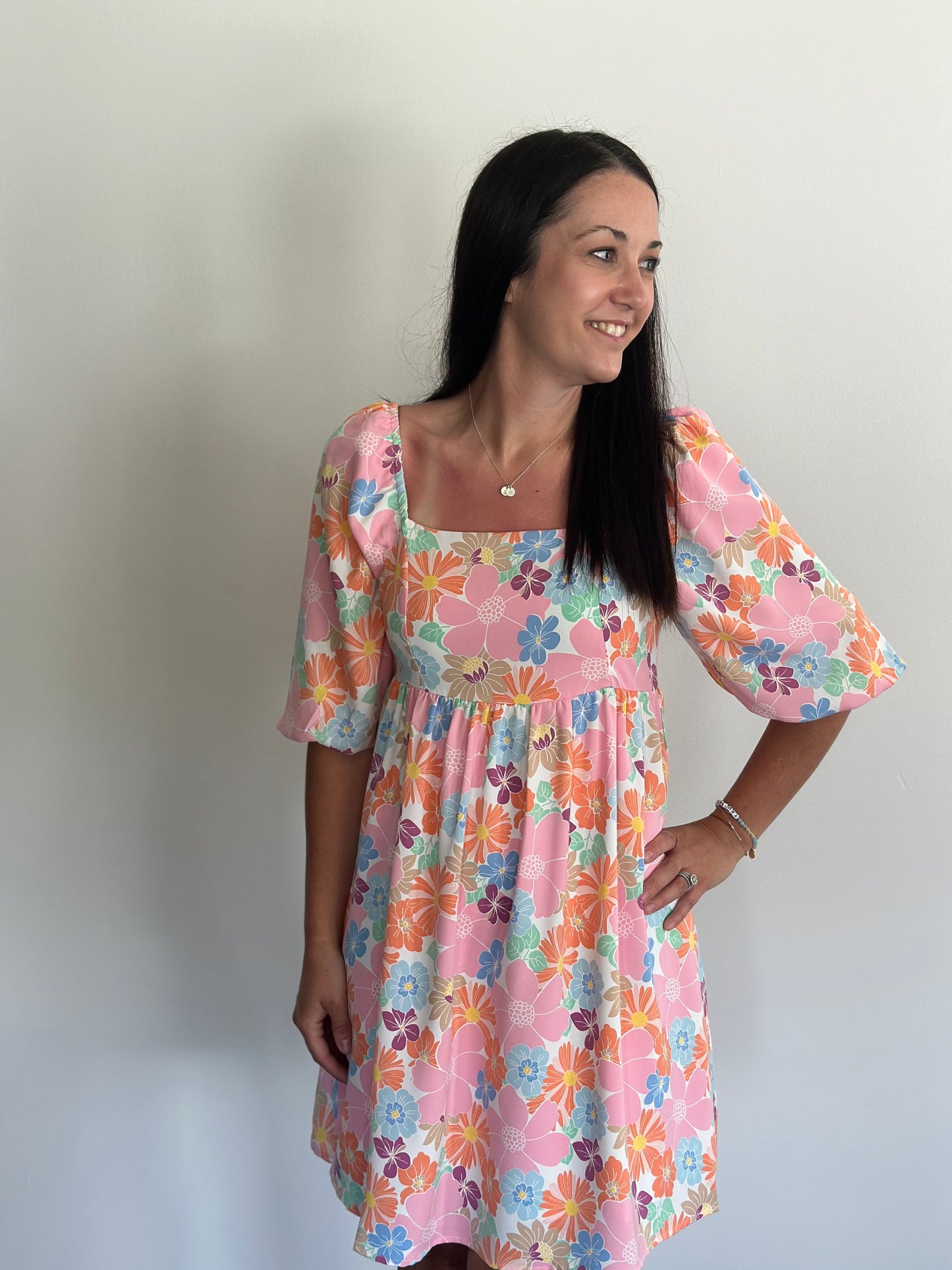 Blossom Delight  Babydoll Dress