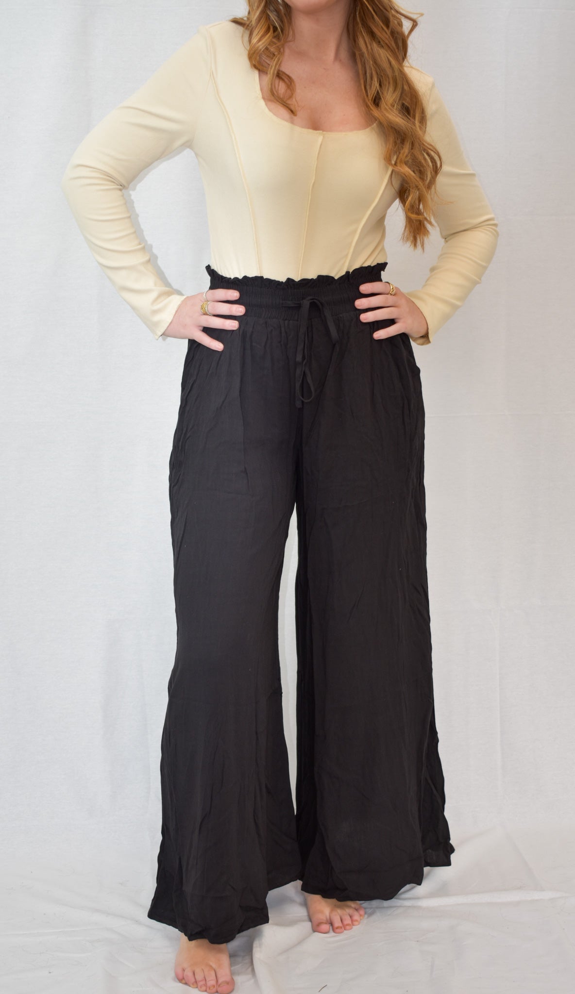 Ruffle My Feathers Drawstring Pants