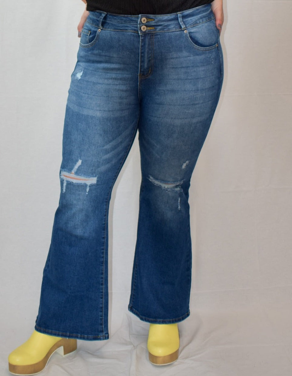 Not So Distressed Damsel Jeans