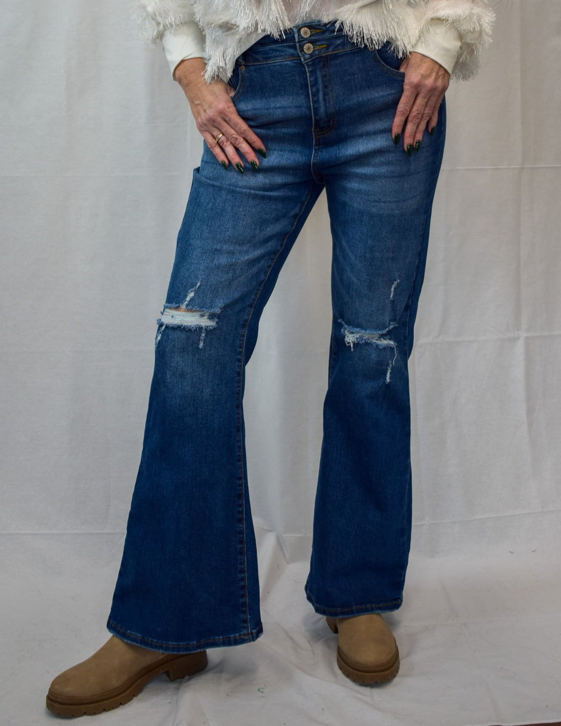 Not So Distressed Damsel Jeans