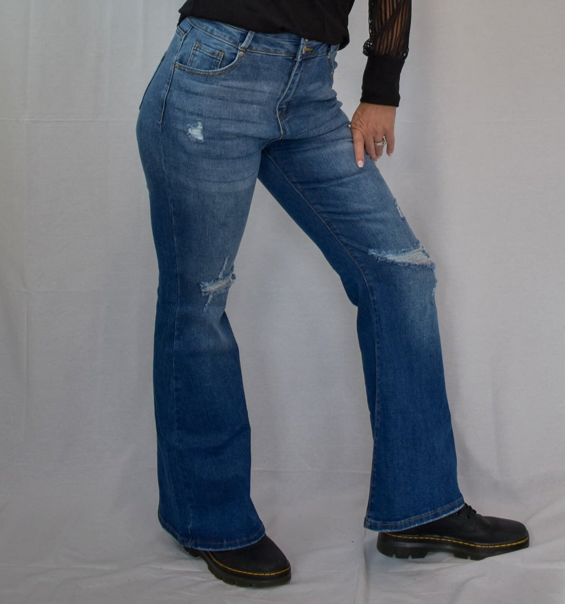 Not So Distressed Damsel Jeans