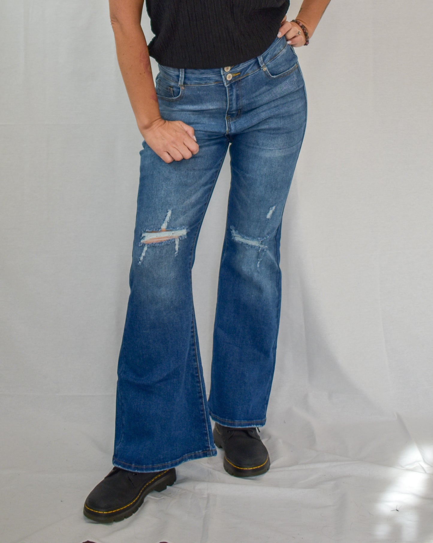 Not So Distressed Damsel Jeans