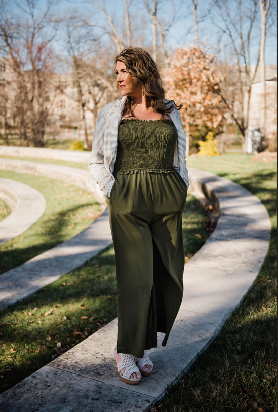 Green Orchid Jumpsuit