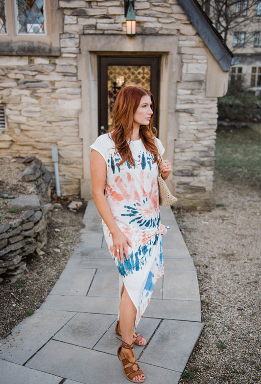 Sunset Tie Dye Maxi