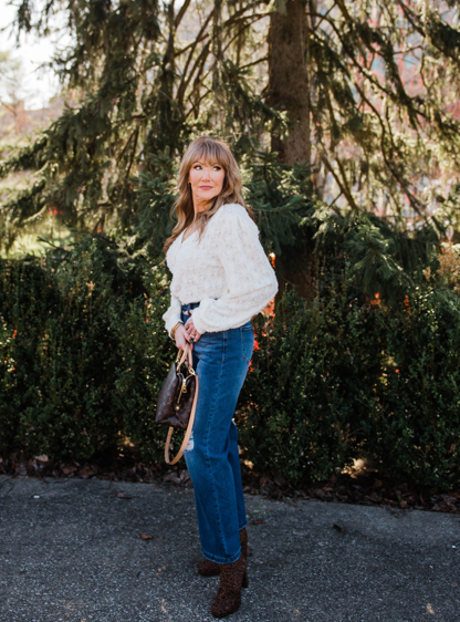 Champagne Dreams Textured Blouse